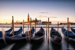 Sunrise across the Venetian lagoon